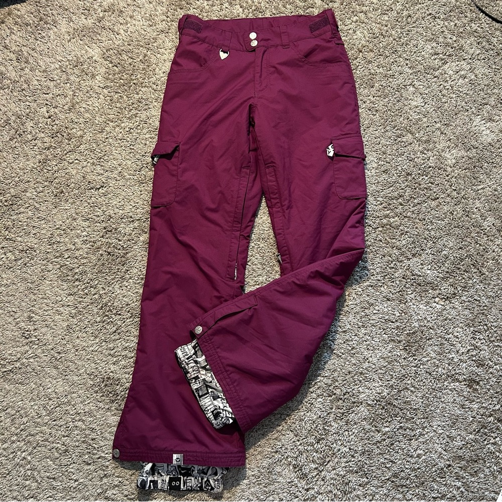 Roxy Purple Snowboard Winter Pants Women’s XS